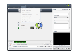 4Media MP4 to MP3 Converter - actions-menu