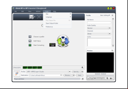 4Media MP4 to MP3 Converter - tools-menu