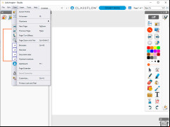 ActivInspire - view-menu