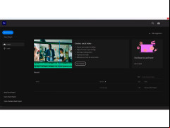 Adobe Premiere Pro CC - welcome-screen