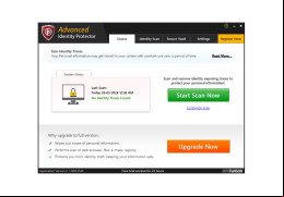 Advanced Identity Protector - main-screen