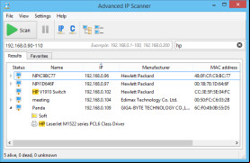 Advanced IP scanner screenshot 1