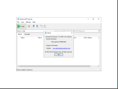Advanced IP scanner - about