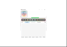 Aero Glass Mp3 Player - playlist