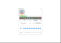 Aero Glass Mp3 Player - equalizer