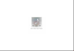 Aero Glass Mp3 Player - player
