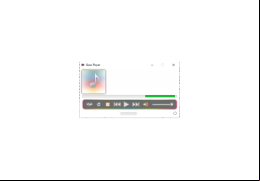 Aero Glass Mp3 Player - main-screen