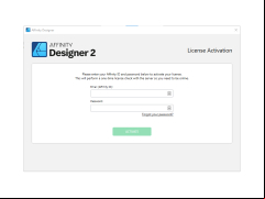 Affinity Designer - activation