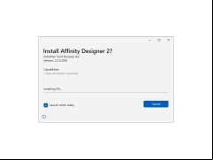 Affinity Designer - install