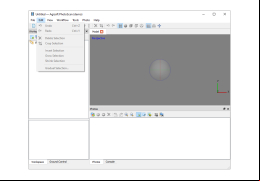 Agisoft PhotoScan - edit-menu