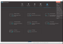 Aimersoft Video Converter Ultimate - menu