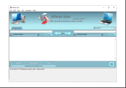 Allway Sync - main-screen