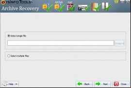 Archive Recovery screenshot 1