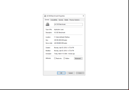 AS SSD Benchmark - properties