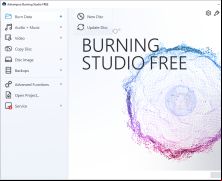Ashampoo Burning Studio - burn-data