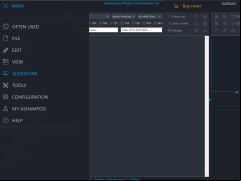 Ashampoo Photo Commander 16 - menu