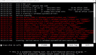 aswMBR screenshot 2