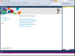 Atmel Studio - main-screen