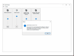 Audio Router - main-screen-in-usage
