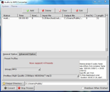 Audio to MP3 Converter screenshot 1