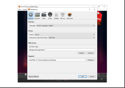 Aurora Blu-ray Media Player - preferences