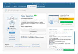 Auslogics Disk Defrag - ask-a-question