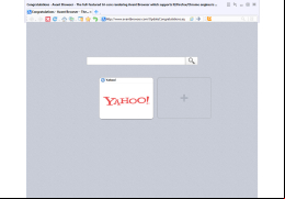 Avant Browser - new-page