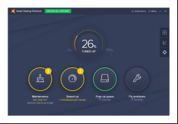 Avast! Cleanup - tune-screen