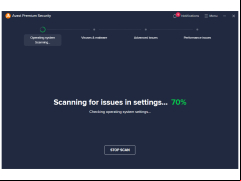 Avast! Internet Security - scanning-in-process