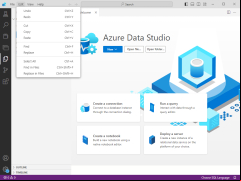 Azure Data Studio - edit-menu