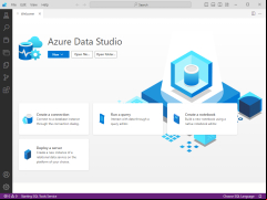 Azure Data Studio - main-screen