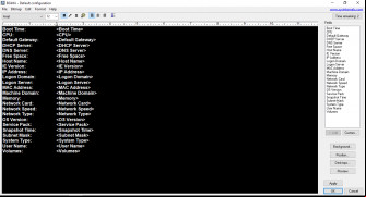 BGInfo screenshot 1
