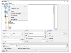 BIMP (Batch Image Processor) - settings-menu
