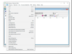 BioEdit - edit-menu