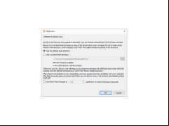 Bitcoin - welcome-screen