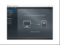 BlackBerry Desktop Software - main-screen