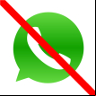 Block WhatsApp logo