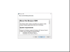 Bonjour SDK - about-application