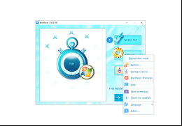 BootRacer - menu-options