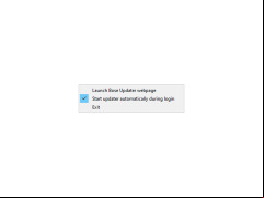 Bose Updater - tray-functions