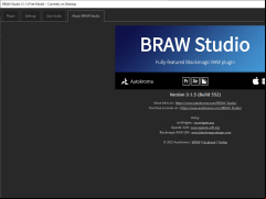 BRAW Studio - about-application