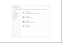 BurnAware Free - main-screen