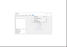 Cabos - help-menu