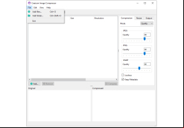 Caesium Image Compressor - file-menu