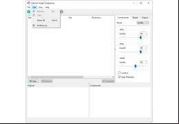 Caesium Image Compressor - edit-menu