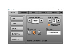 Caustic - settings-and-information