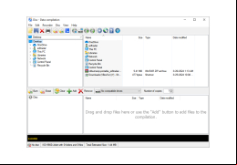 CDBurnerXP Portable - main-screen