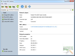Change MAC Address screenshot 1