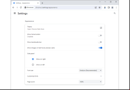 Chromium - appearance