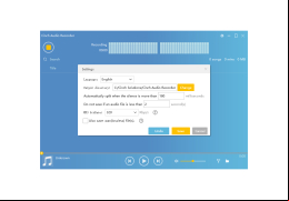 Cinch Audio Recorder - settings-in-application